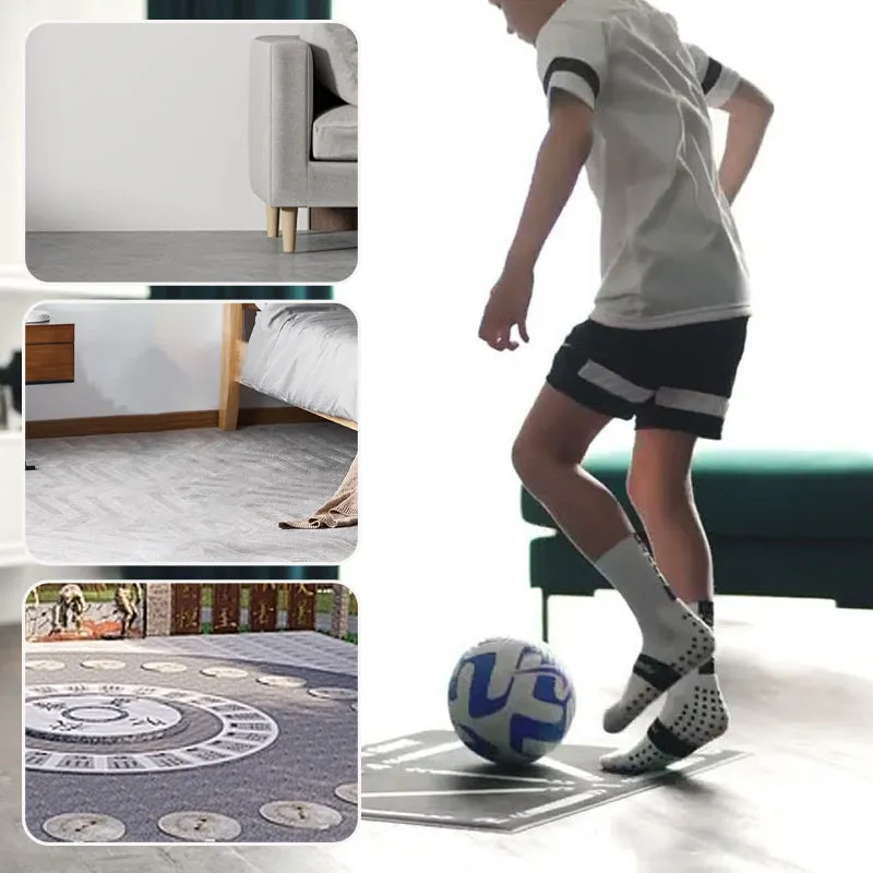 🌲 Early Christmas Sale🎁Anti-Skid Soccer Footstep Training Mat