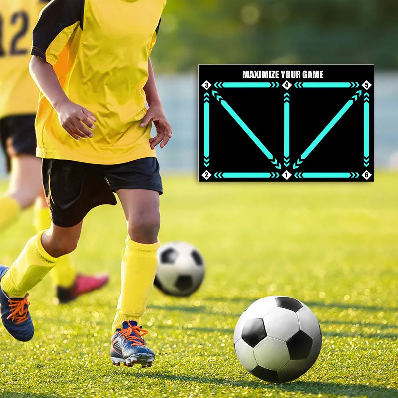 🌲 Early Christmas Sale🎁Anti-Skid Soccer Footstep Training Mat
