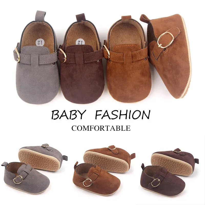 0-18M Newborn Baby Boy Flats Soft Sole Shoes