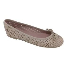 49857 - Pink Soft Leather Flats for Teen/Women by Pretty Ballerinas