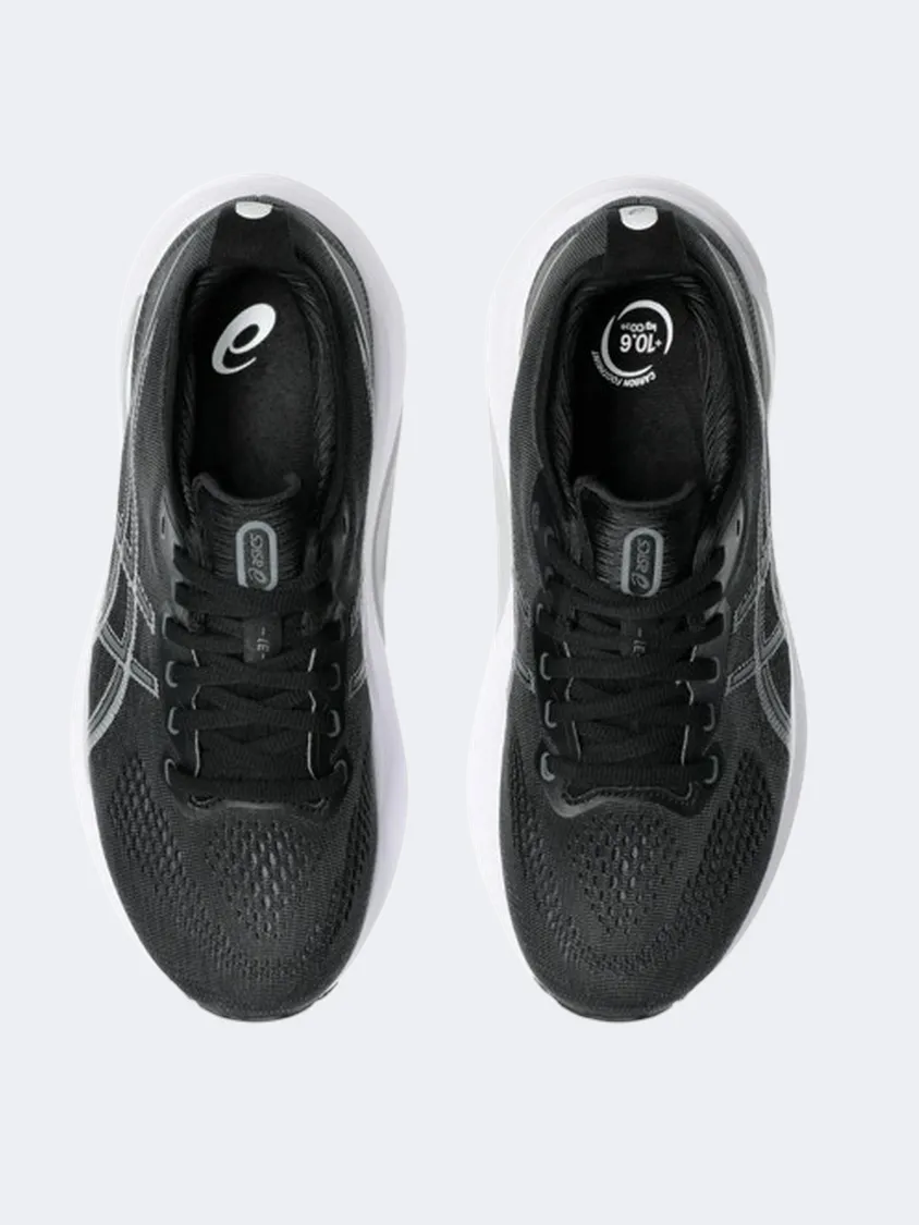 Asics Gel Kayano 31 Women Running Sneakers Black/Pure Silver