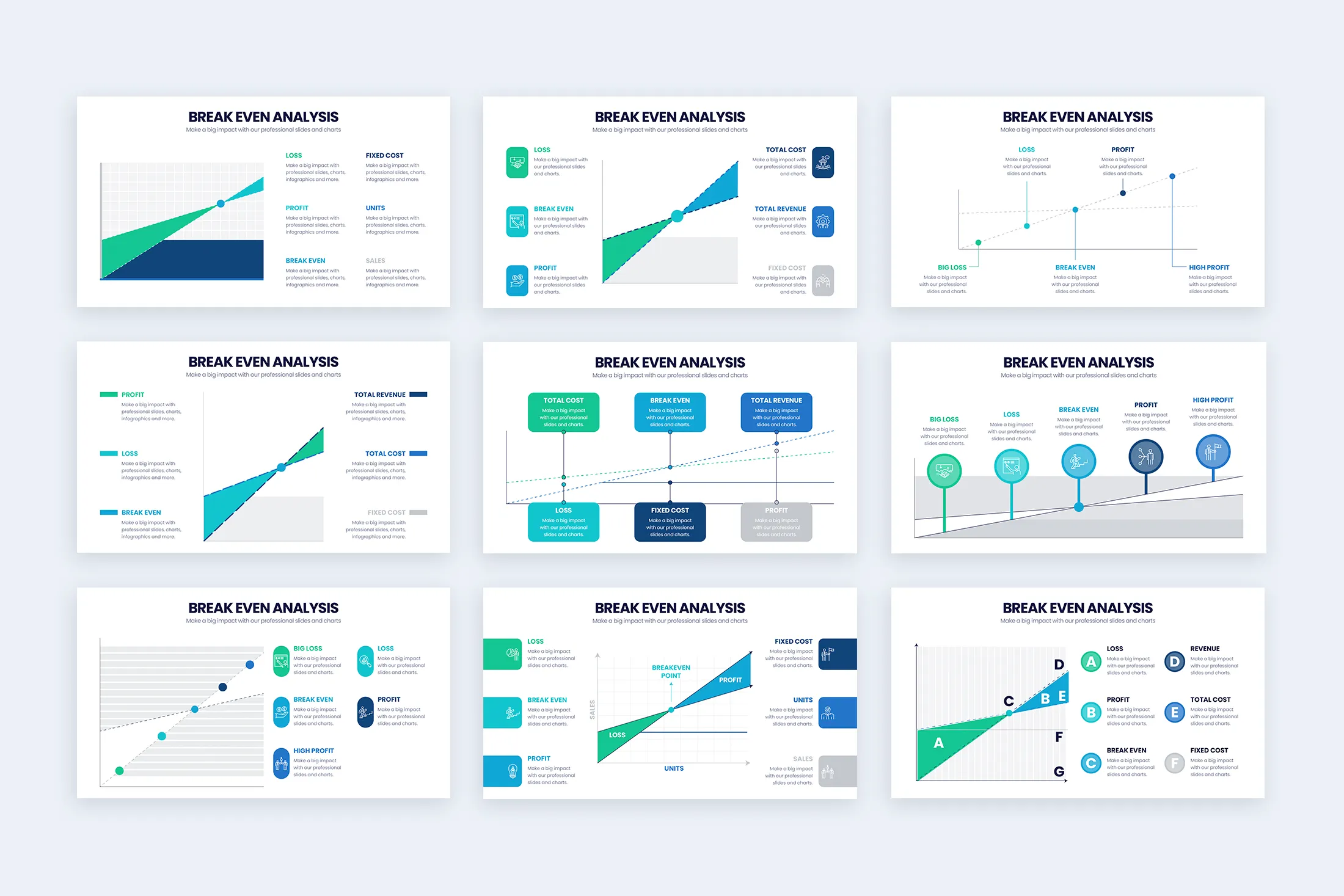 Break Even Analysis Google Slides Infographic Template