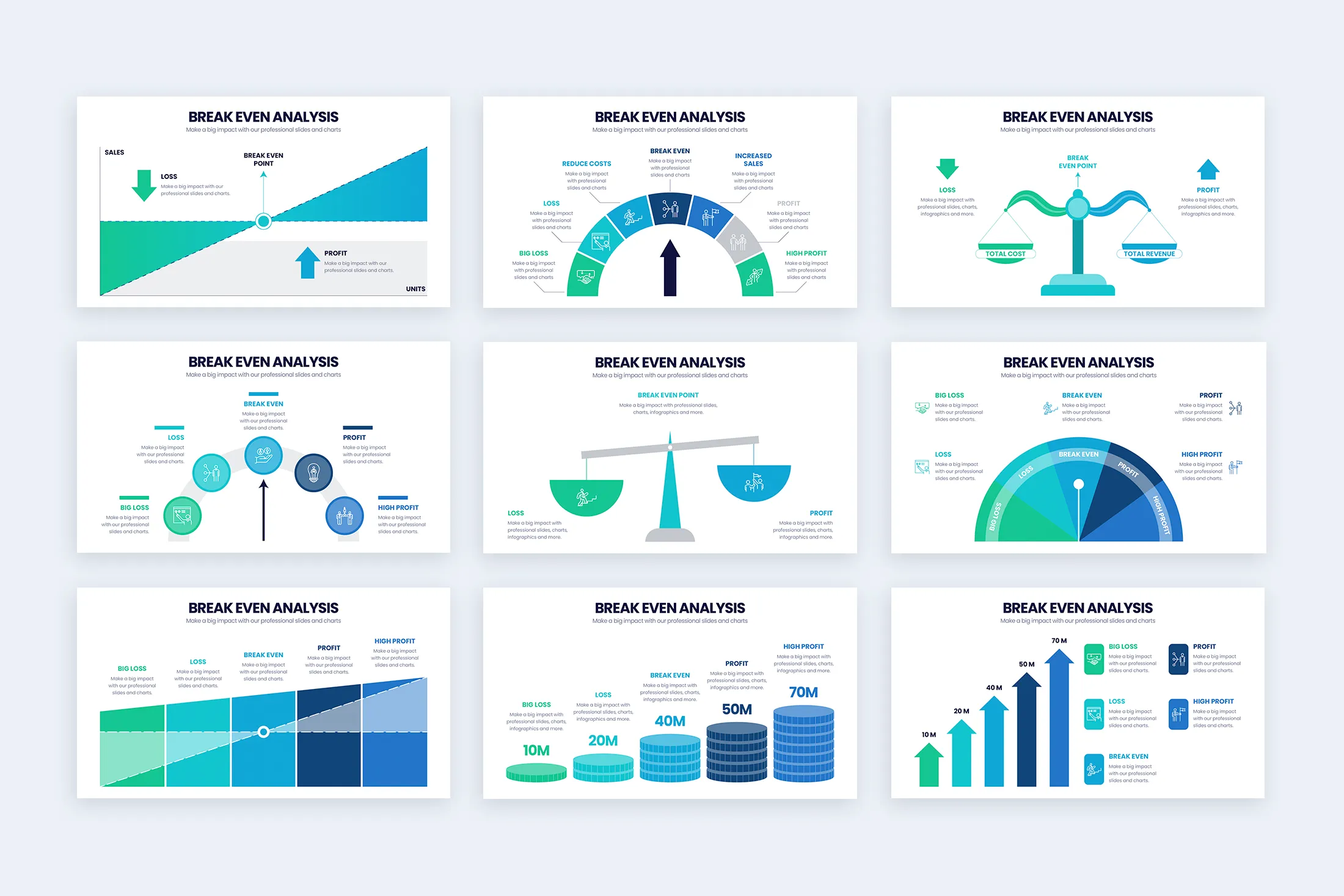 Break Even Analysis Google Slides Infographic Template