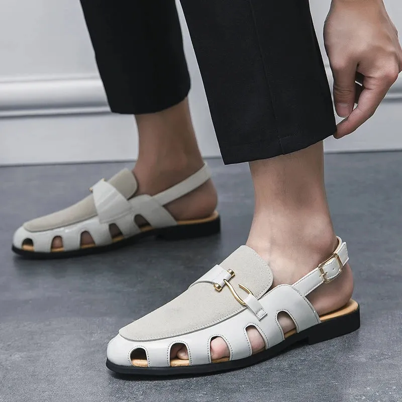 Breathable Casual Genuine Leather Sandals