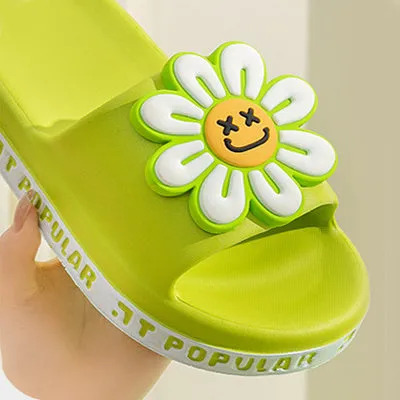 Cute Daisy Flower Anti-Slip Thick Sole Sandals