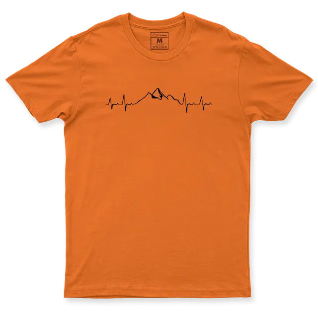 Drifit Shirt: Mountain Heartbeat