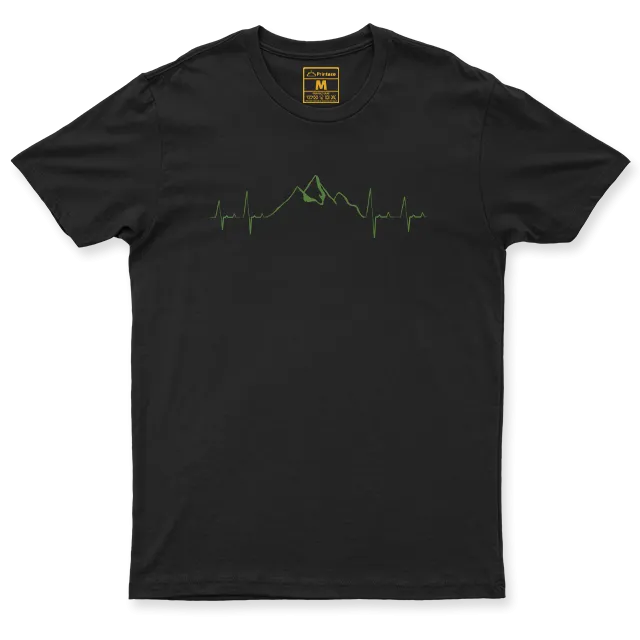 Drifit Shirt: Mountain Heartbeat