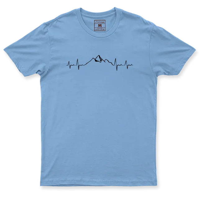 Drifit Shirt: Mountain Heartbeat