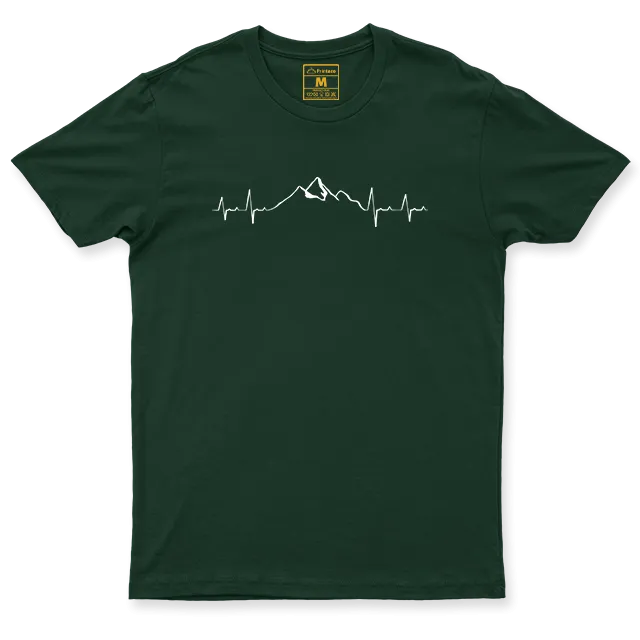 Drifit Shirt: Mountain Heartbeat