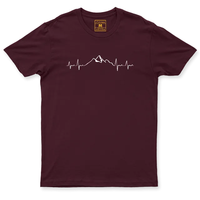 Drifit Shirt: Mountain Heartbeat