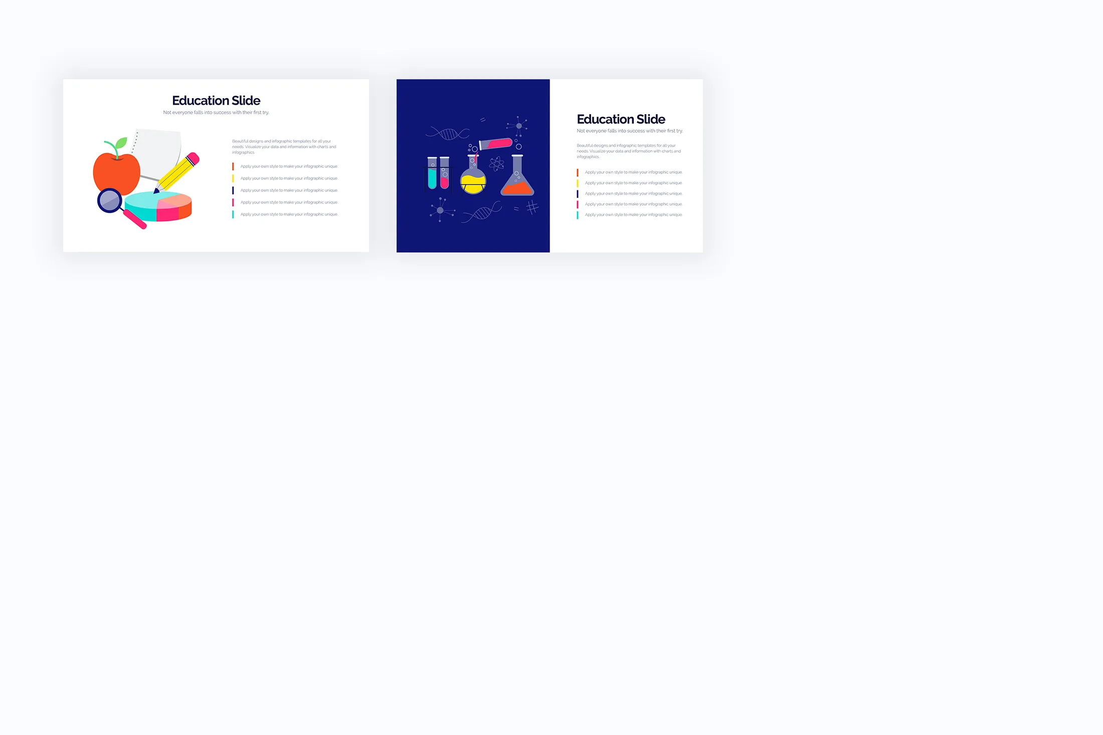 Education Google Slides Infographics