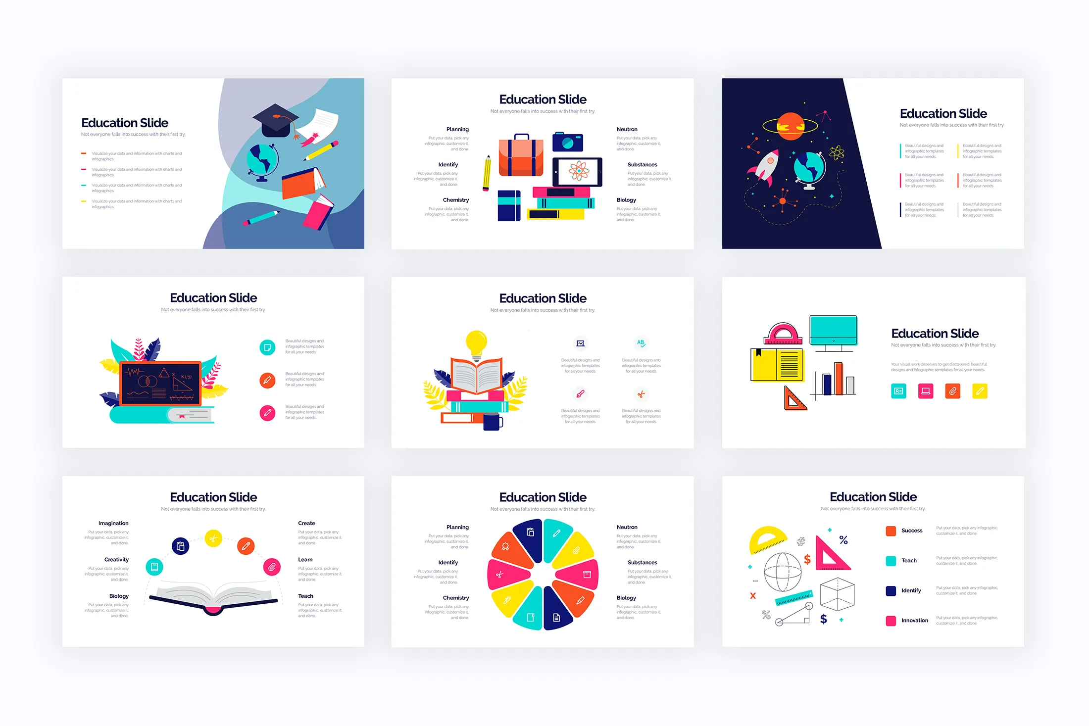 Education Google Slides Infographics