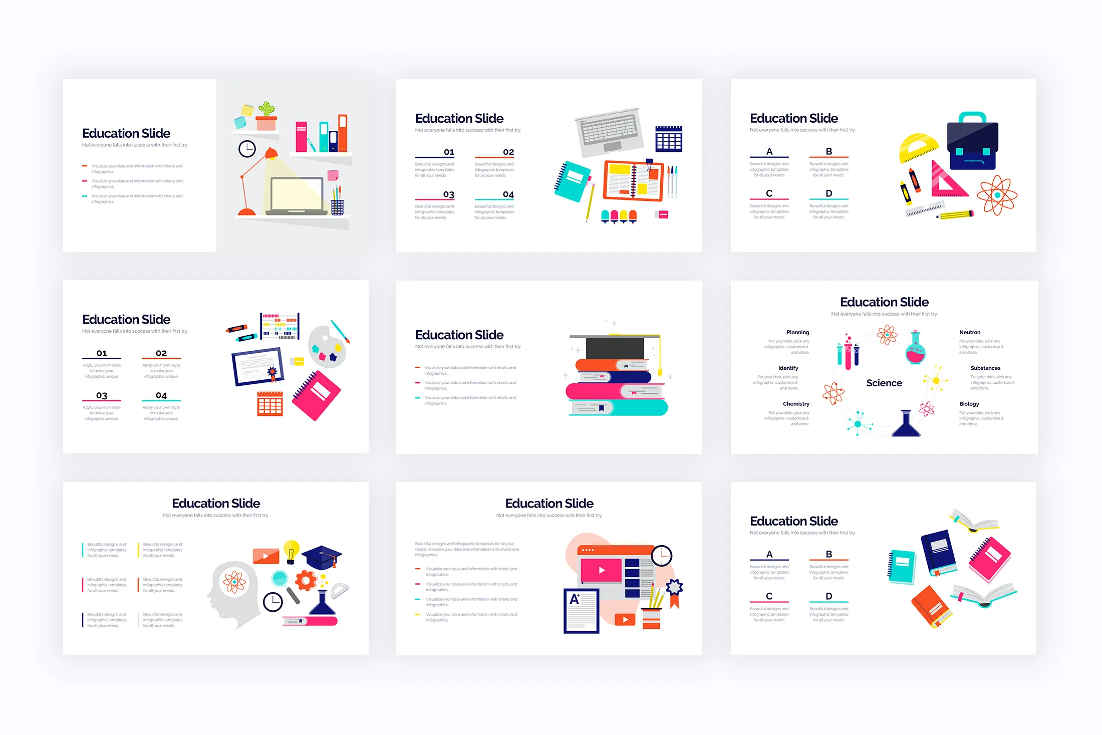 Education Google Slides Infographics