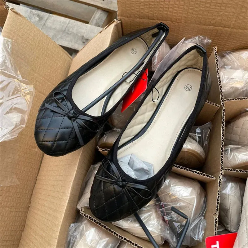 Elegant Bowknot Ballerina Flat shoes