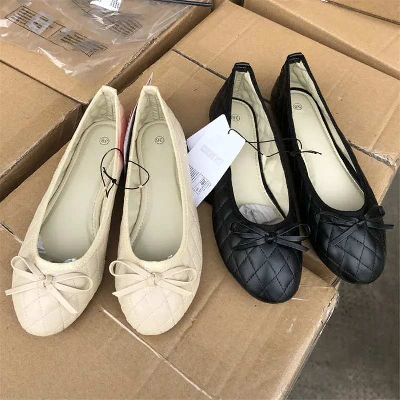 Elegant Bowknot Ballerina Flat shoes