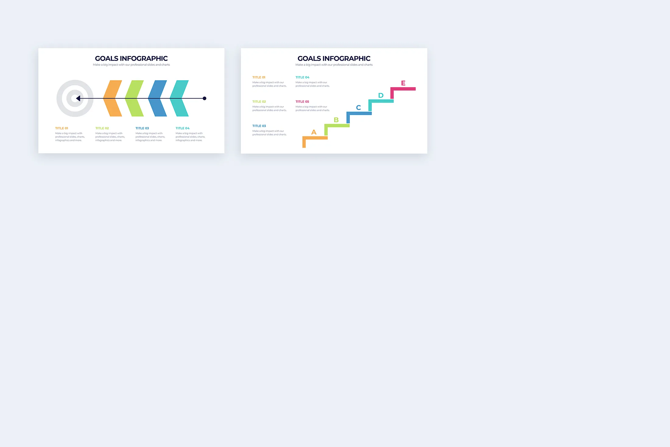 Goals Google Slides Infographic Template