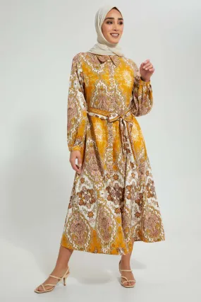 Multicolour Printed Shirt Dress