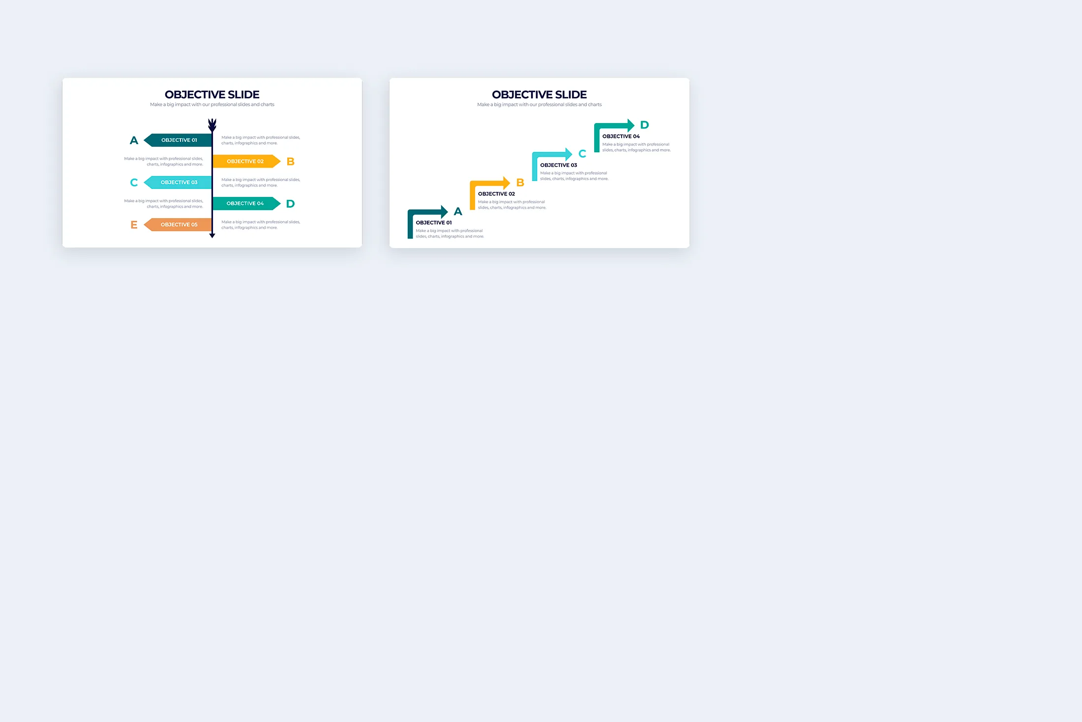 Objective Google Slides Infographic Template