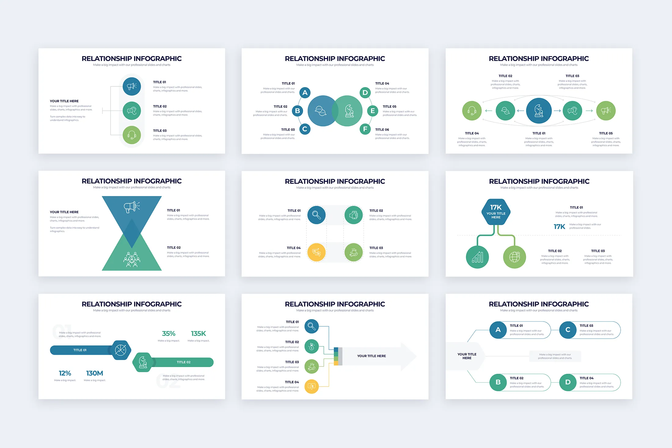 Relationship Infographic Google Slides Template