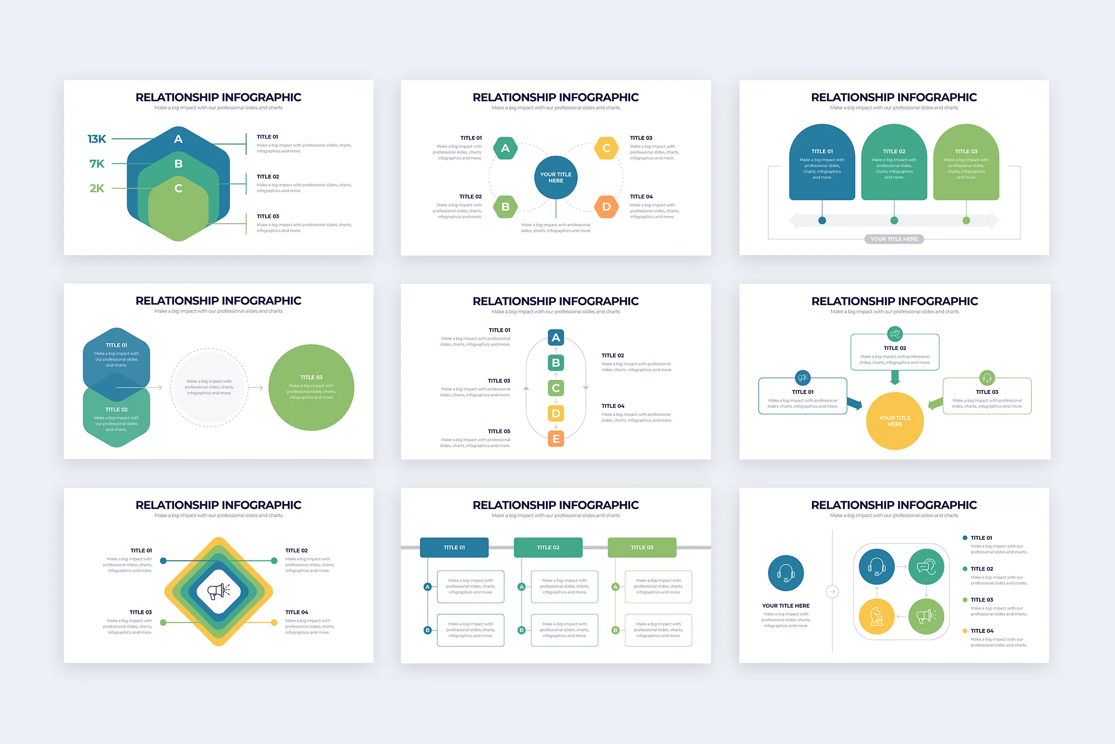 Relationship Infographic Google Slides Template
