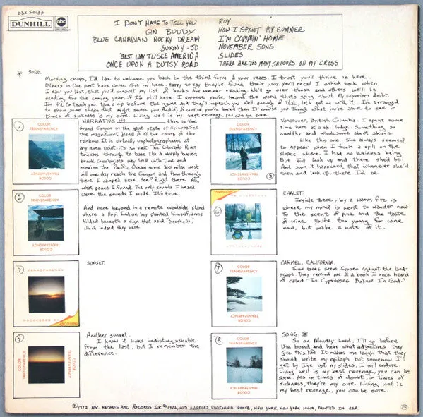Richard Harris - Slides - LP