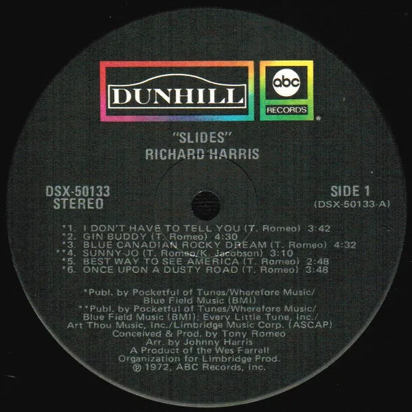 Richard Harris - Slides - LP