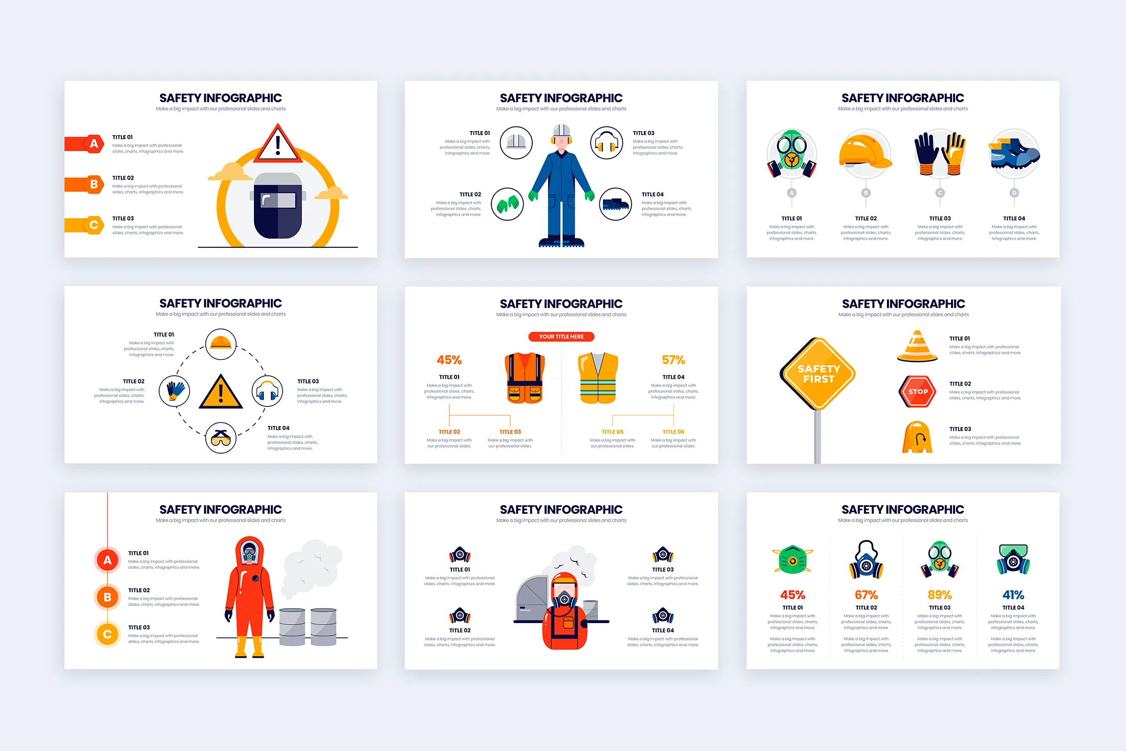 Safety Google Slides Infographic Template