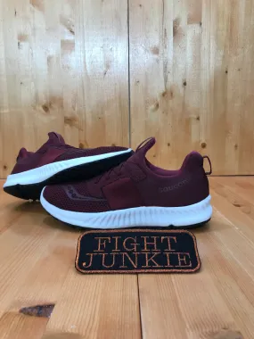 SAUCONY STRETCH & GO BREEZE Women Size 9 Running Shoes Sneakers Burgandy S30020-5