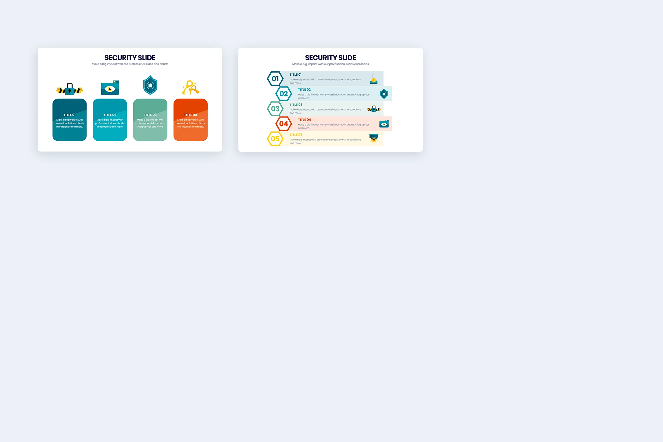 Security Google Slides Infographic Template