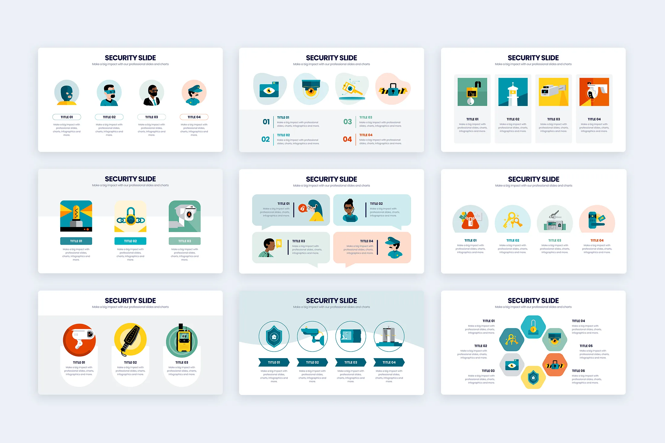Security Google Slides Infographic Template