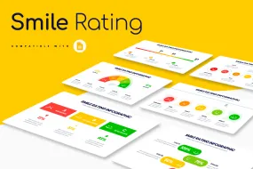 Smile Rating Google Slides Infographic Template