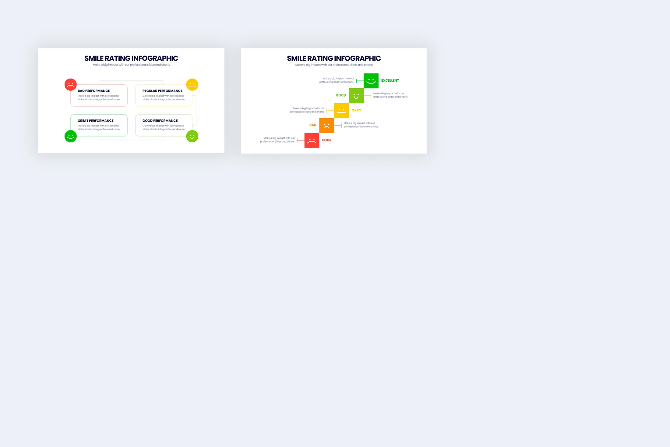 Smile Rating Google Slides Infographic Template