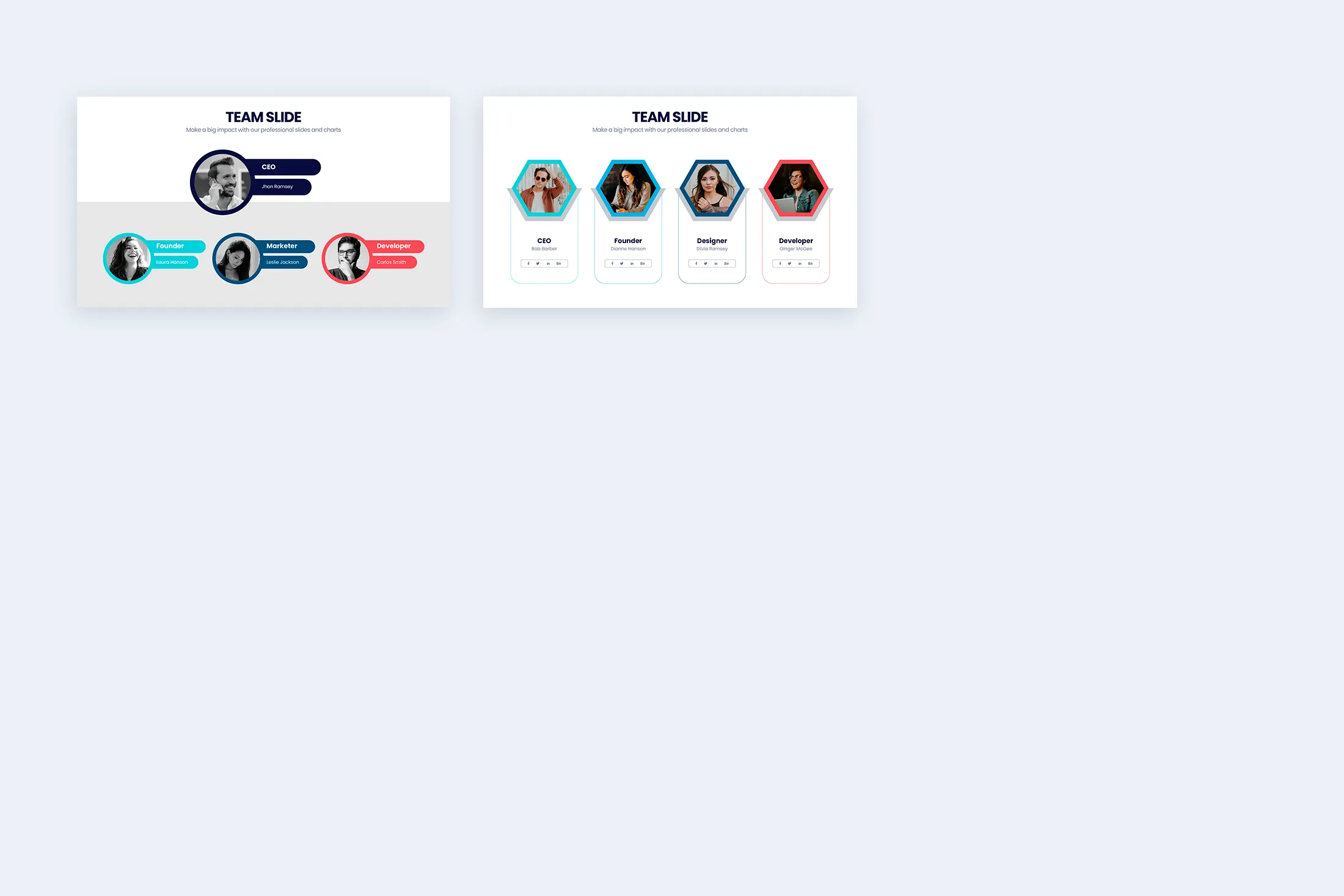 Team Slides Keynote Infographic Template