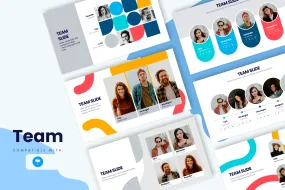 Team Slides Keynote Infographic Template