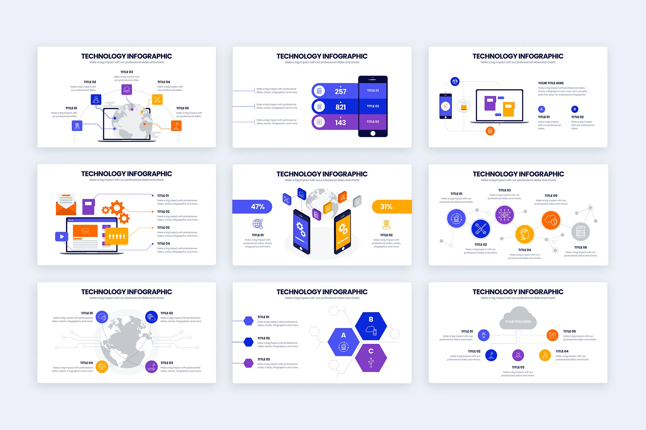 Technology Google Slides Infographic Template