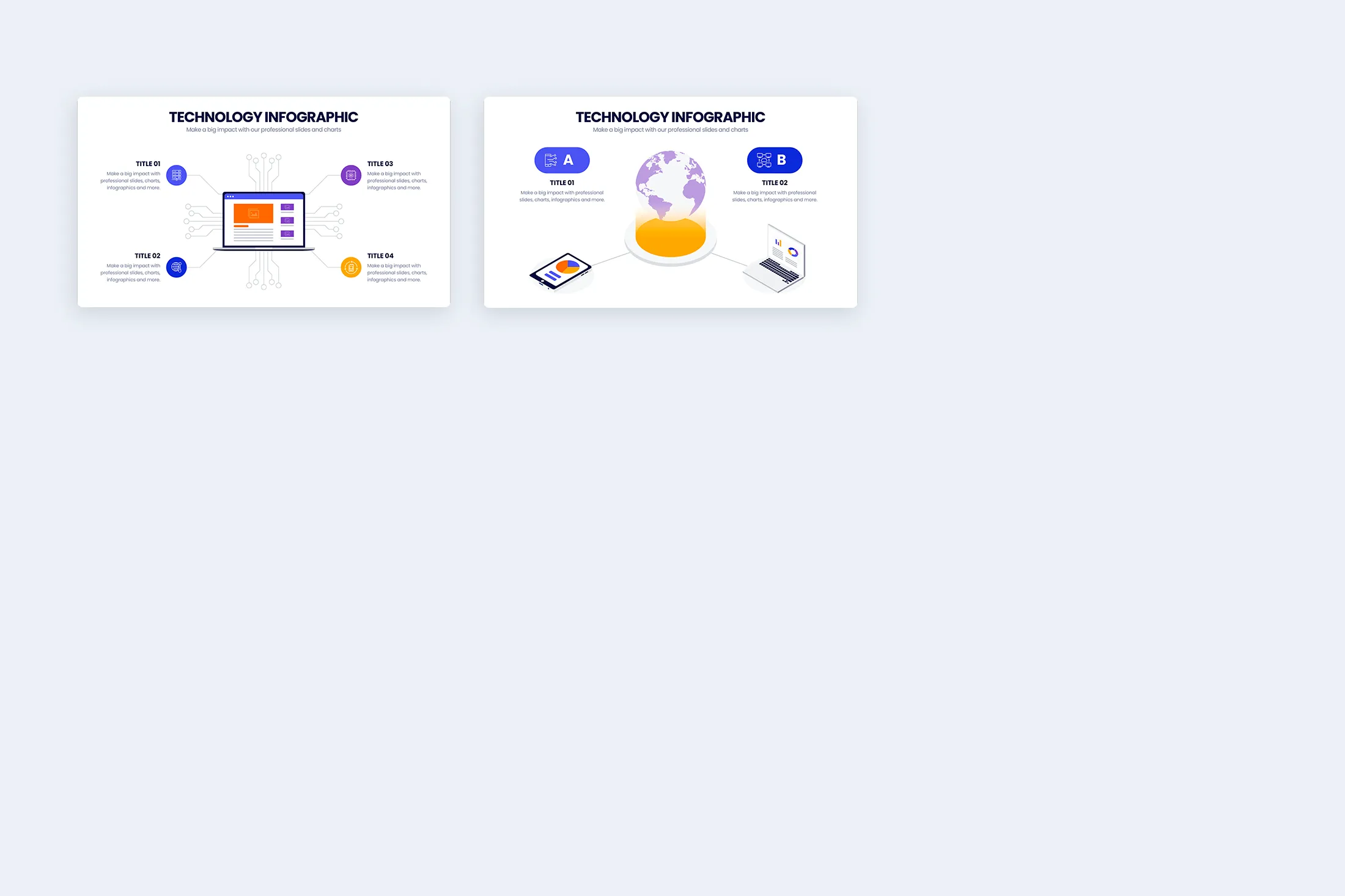 Technology Google Slides Infographic Template