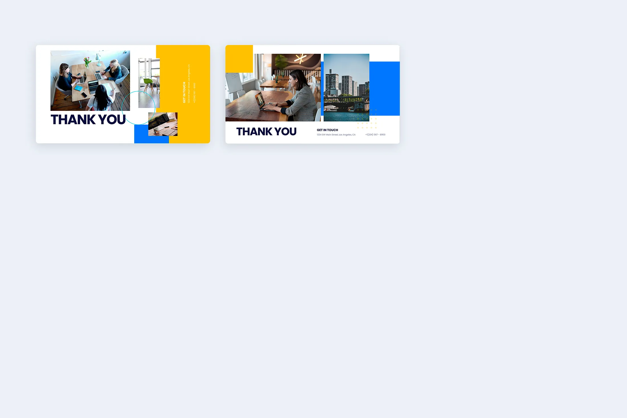 Thank You Slides Keynote Infographic Template