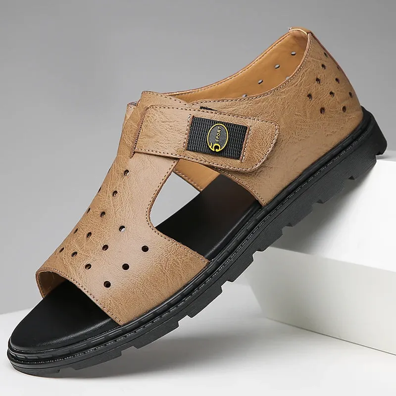 Vera | Leather Platform Casual Summer Sandals