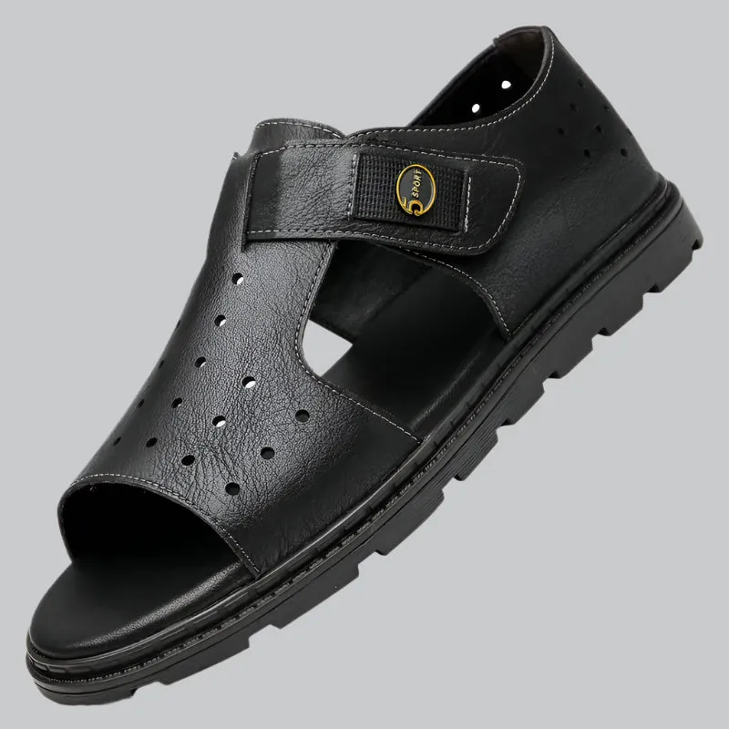 Vera | Leather Platform Casual Summer Sandals