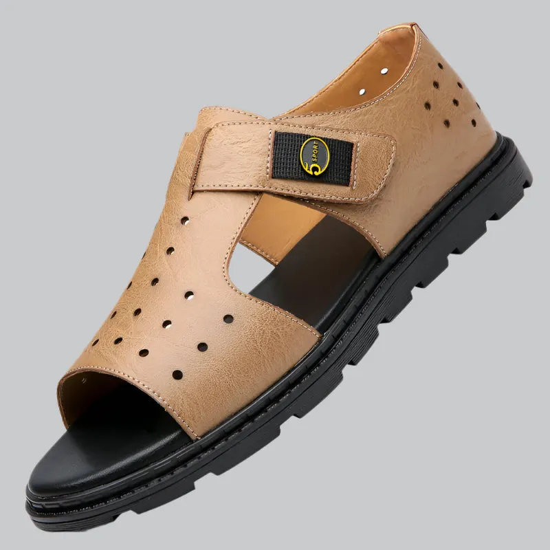 Vera | Leather Platform Casual Summer Sandals
